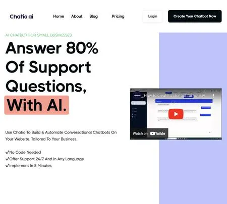 Chatio AI Tool Info Reviews Alternatives Sayhi2 Ai