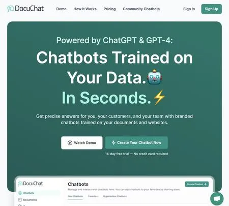 Docuchat Ai Tool Info Reviews Alternatives Sayhi Ai