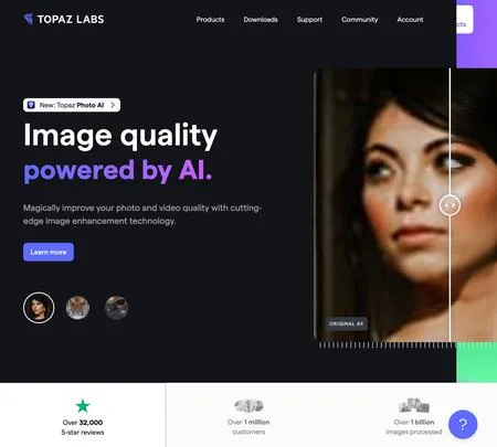 Topaz Labs AI Tool Info Reviews Alternatives Sayhi2 Ai