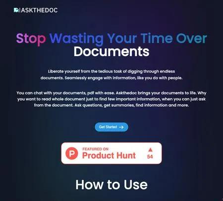 Screenshot of the site of AsktheDoc