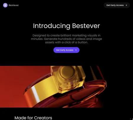 Screenshot of the site of Bestever