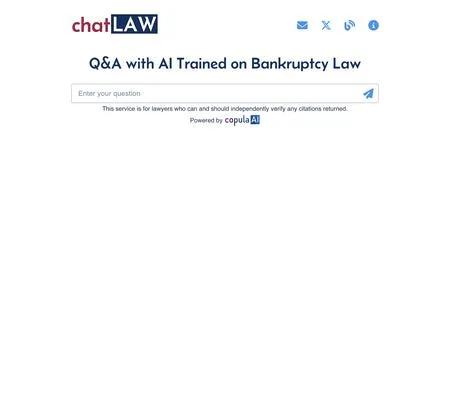 Screenshot of the site of ChatLaw