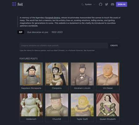 Screenshot of the site of Fal.ai