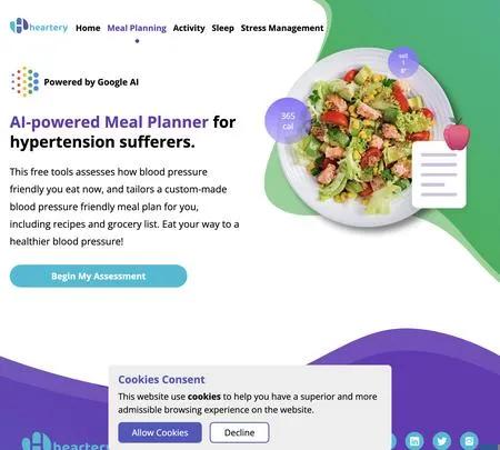 Screenshot of the site of Foodforbp