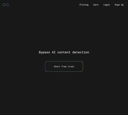 Screenshot of the site of GPTinf