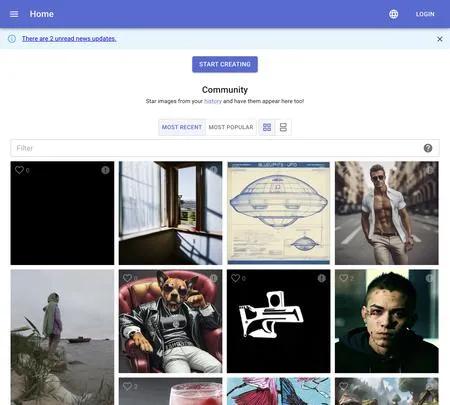 Screenshot of the site of Kiri.art