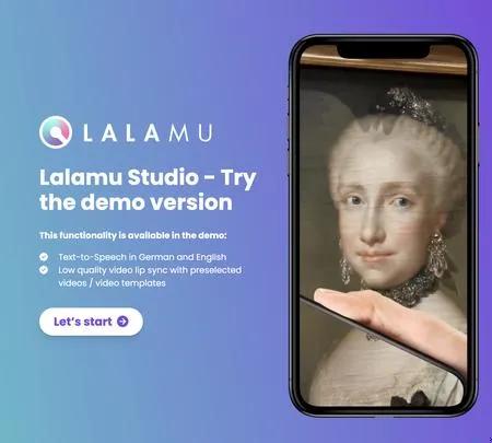 Screenshot of the site of Lalamu Studio