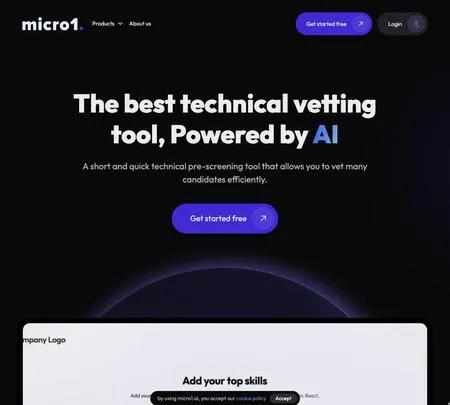 Screenshot of the site of Gpt Vetting