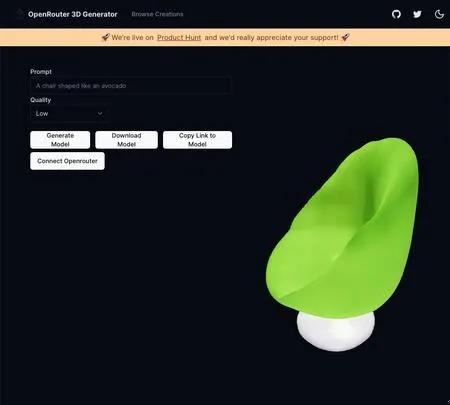 Screenshot of the site of OpenRouter
