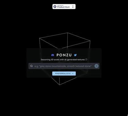Screenshot of the site of Ponzu.gg