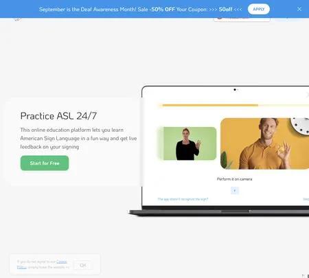 Screenshot of the site of SLAIT School