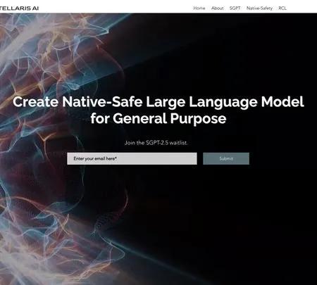 Screenshot of the site of Stellaris